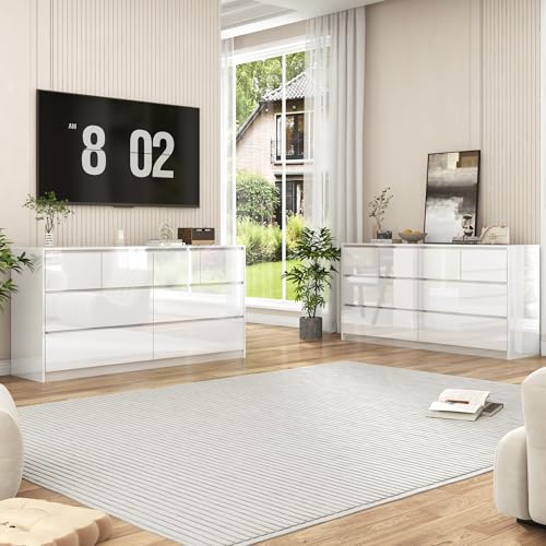 White Malm Dresser for Bedroom