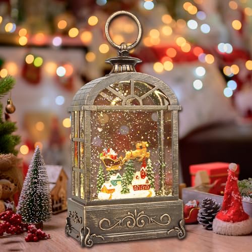 Christmas Snow Globes Lantern