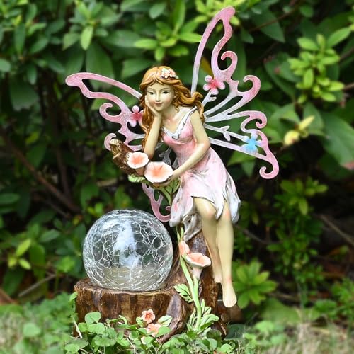 Garden Fairy Statue Outdoor Decor