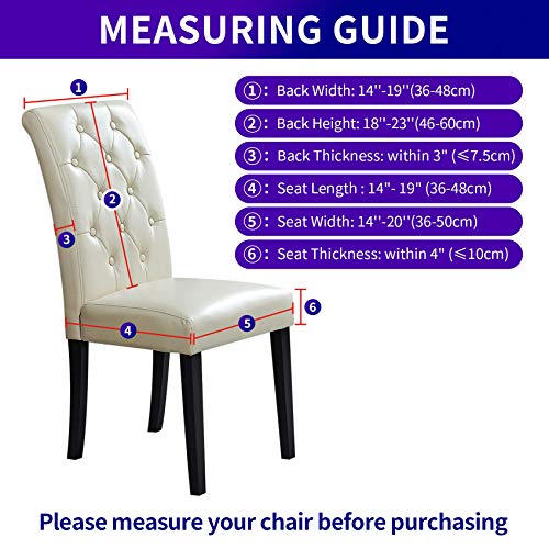 Stretch Chair Covers for Dining Room Set of 4