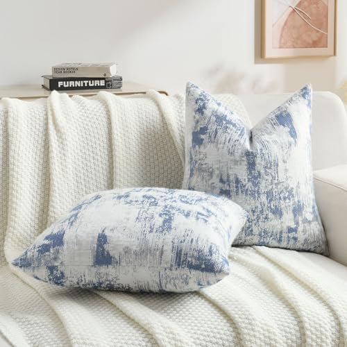 Pack of 2 Faux Cashmere Throw Pillow Covers 22x22 Inch (2 Count)