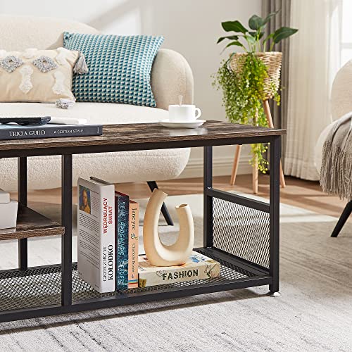 TV Stand for Televisions up to 80 Inch 70" Entertainment Center with Open Storage Shelves for Living Room