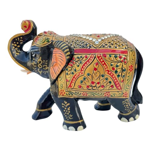 Handcrafted Wooden Elephant Figurine