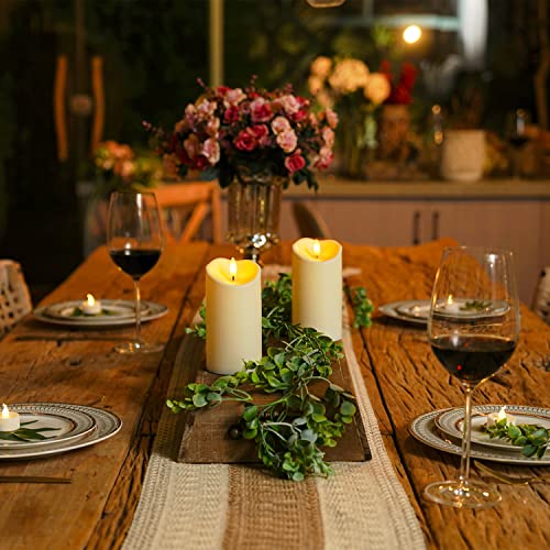 6”x3” Outdoor Waterproof Flameless Candles (2 Count)