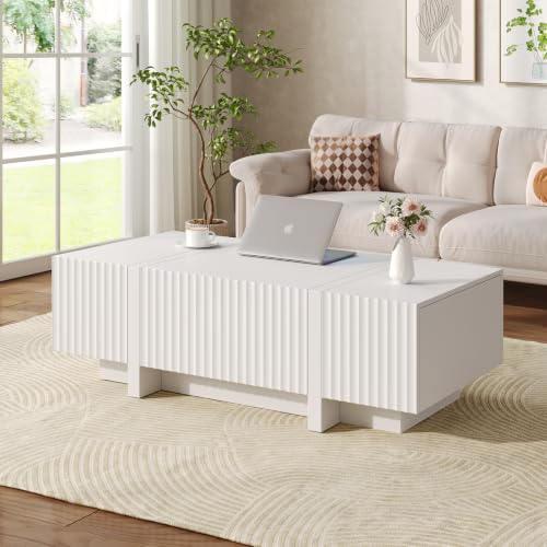 50.8" Fluted Coffee Table