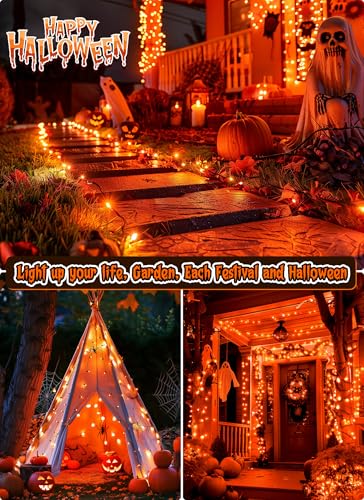 Orange Halloween Mini Lights