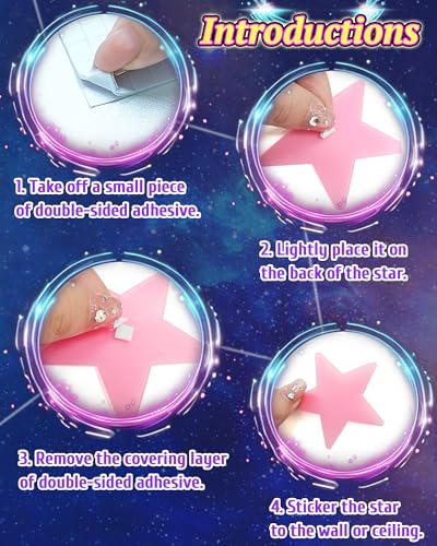 201 Pcs Glow in The Dark Stars Stickers for Ceiling (201 Count)