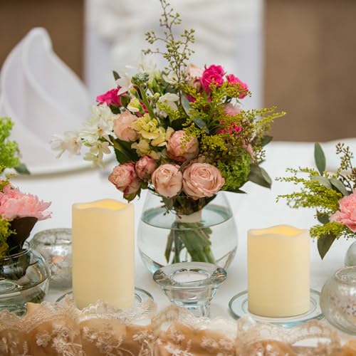 3" x 4" Flameless Candles with Remote and Timer (6 Count)
