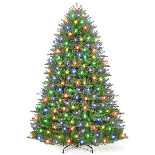 6FT Pre Lit Artificial Christmas Tree with Color Lights