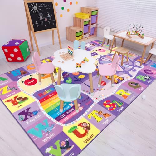BENRON 3x5 Playroom Rug for Kids Washable