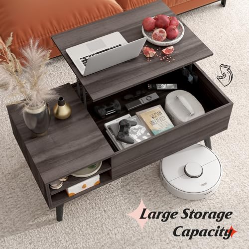 Lift Top Coffee Table with Hidden Storage