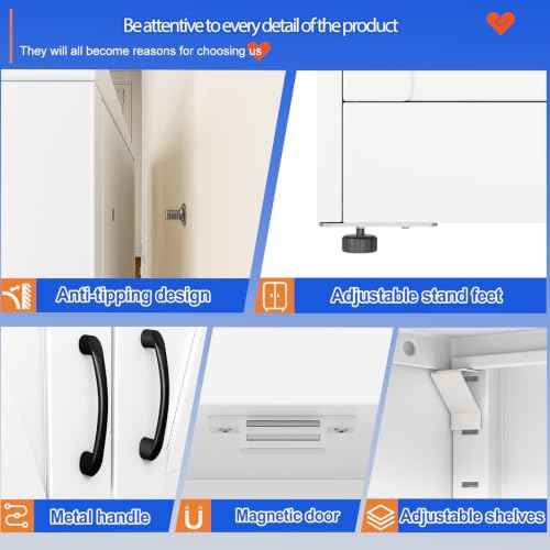 43.3'' Tall Kitchen Pantry Cabinet
