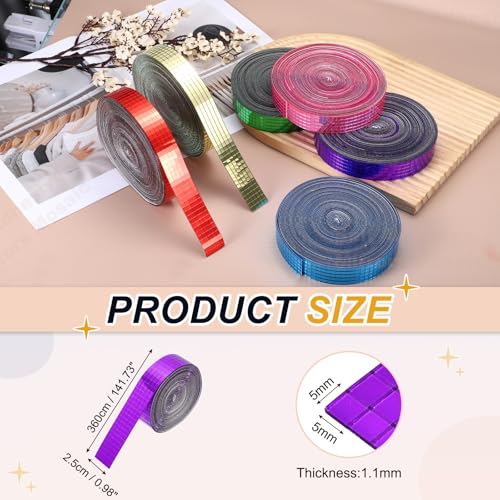 5x5mm Self Adhesive Mirrors Mosaic Tiles (3600 Count)