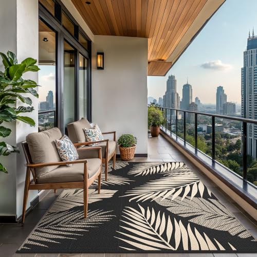 Outdoor Rug Waterproof Plastic Rugs for Patio