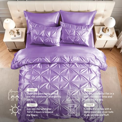 Satin California King Comforter Set