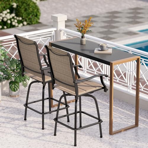 Bar Height Patio Table and Chairs 3 Piece (3 Count)