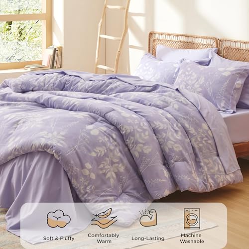 Floral Lavender Comforter Set