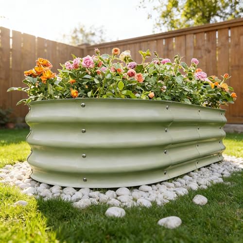 Gardmax 2 Pack Galvanized Raised Garden Bed