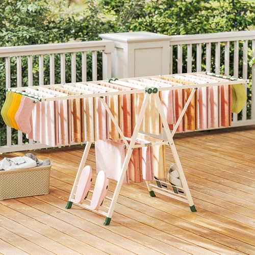 Foldable Metal Clothes Drying Rack