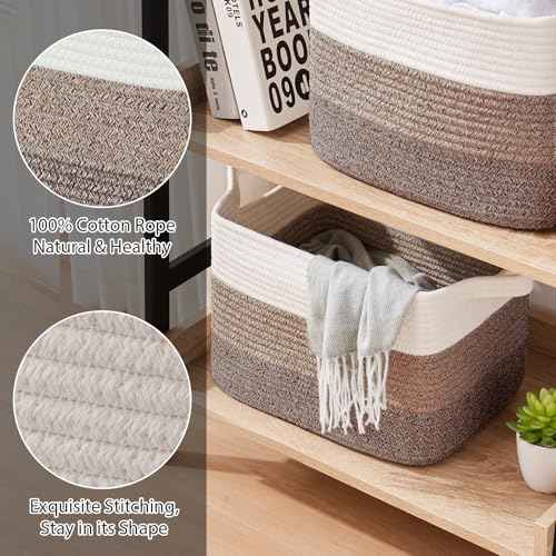 Storage Basket for Organizing 3 Pack (3 Count)
