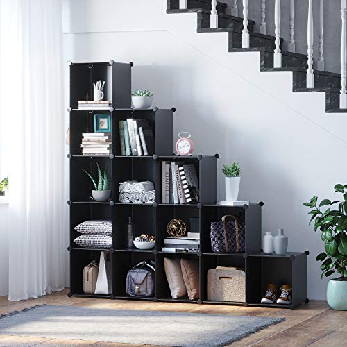 16 Cube Storage Organizer Cube Shelves Units Storage Cubes (16 Count)