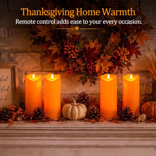 Halloween Orange Waterproof LED Candles
