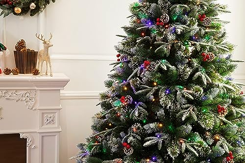 Super Dual Flocked Pine Christmas Tree Pre