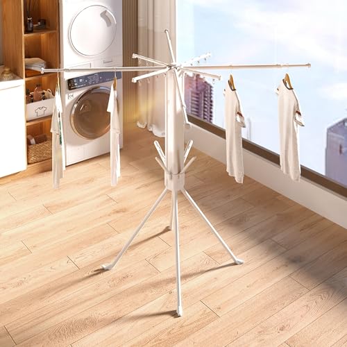 Foldable 4 Legged Clothes Drying Rack