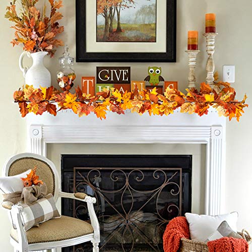 Fall Garland Maple Leaf (11.8 Foot)