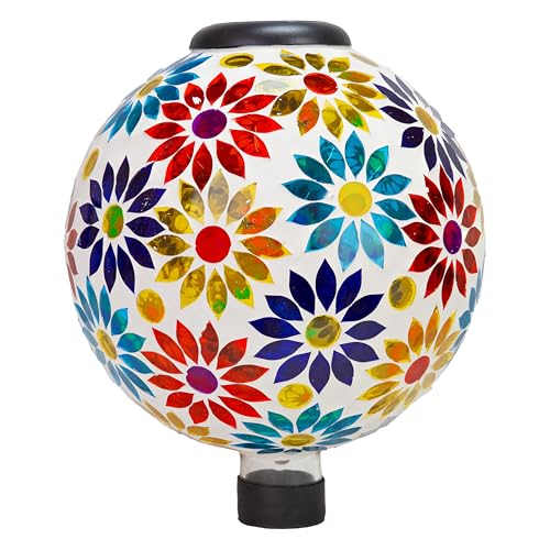 Sunnydaze Solar Gazing Ball for Garden (2 Count)