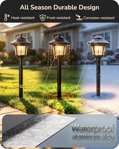 Low Voltage Landscape Lighting 12V 3W 120LM with Connectors 6 Pack (6 Count)