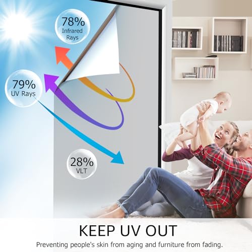 One Way Privacy Window Film (9.47 Sq Ft)