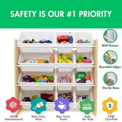 Kids Toy Organizer with 12 Bins