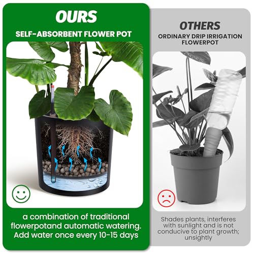 Tall Round Planter Set of 2