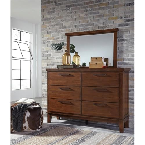 Ralene Mid Century Modern 47 x 31 Bedroom Mirror