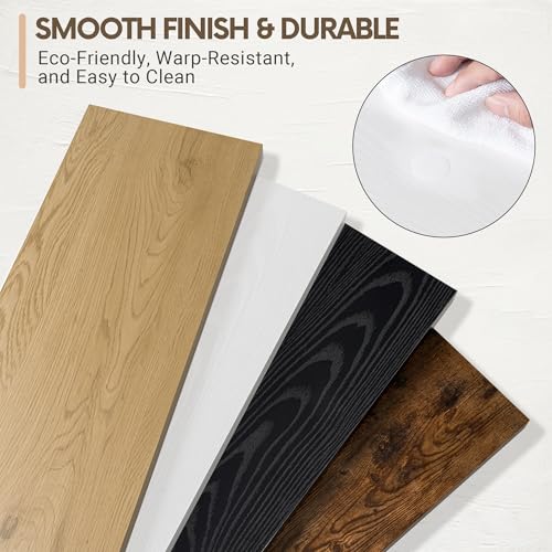 10 Inch Deep Floating Shelves for Wall 48” Set of 2 (2 Count)