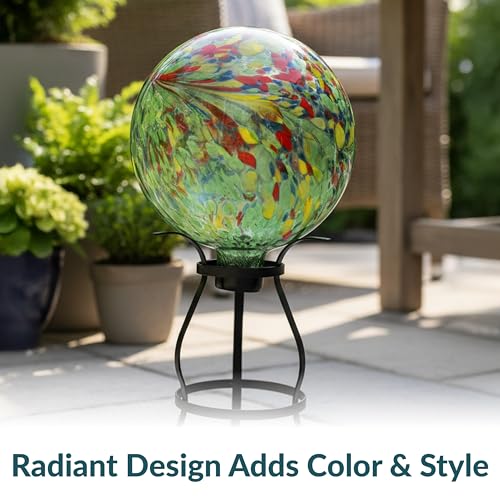 Sunnydaze 10" Glass Gazing Ball for Garden