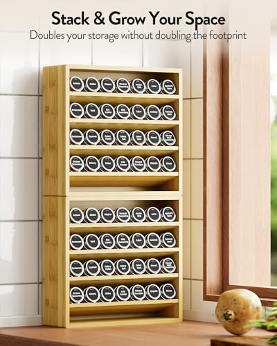 4 Tier Spice Rack Organizer for Cabinet