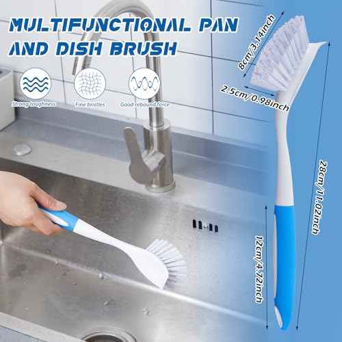 50 Pcs Kitchen Scrub Dish Brush Bulk (50 Count)