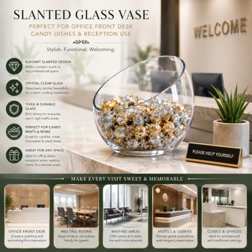 Slant Cut Bowl Glass