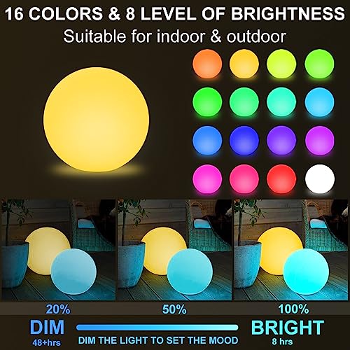 Outdoor LED Globe Orb Light