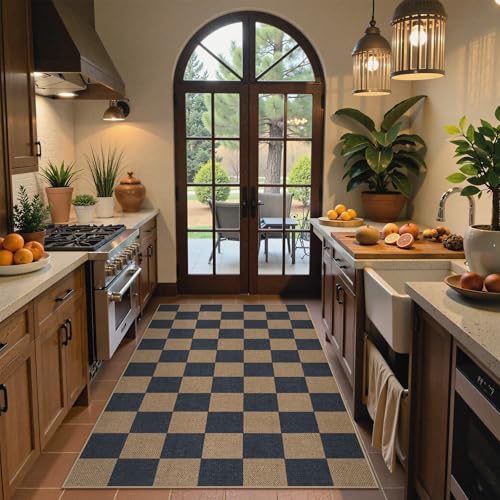 Checkered Easy Jute 3x5 Outdoor Rug