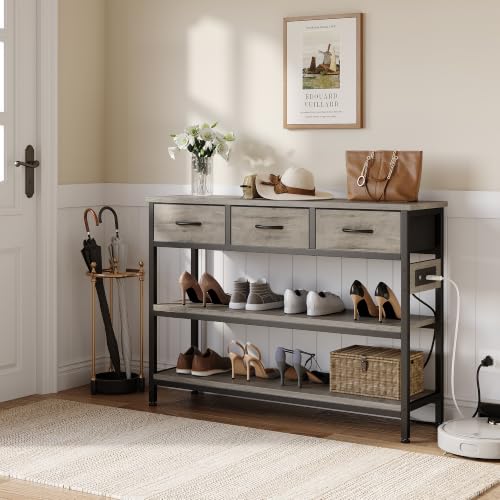 Entryway Table with Outlets