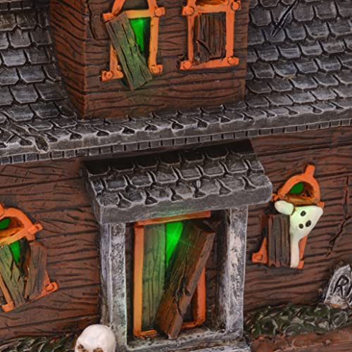 Mark Feldstein Halloween LED Haunted House Village Set (3 Count)