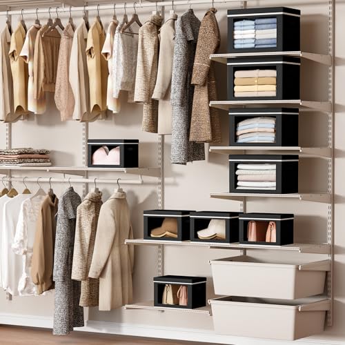 Storage Bins with Lids (4 Count)