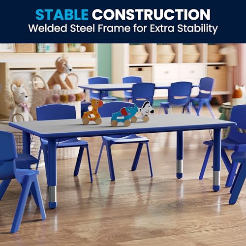 Kids 47.25x23.6 in Plastic Activity Table