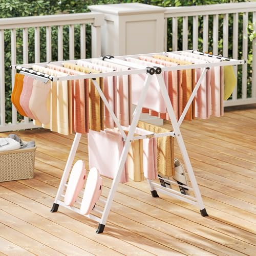 Foldable Metal Clothes Drying Rack