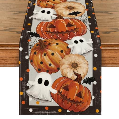 210 GSM Halloween Table Runner Home Party Decor 13x108 Inch
