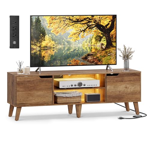 TV Stand with Power Outlet