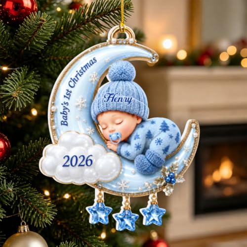 Custom Baby First Christmas Ornament